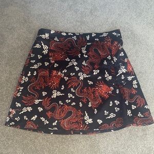 Dragon mini skirt